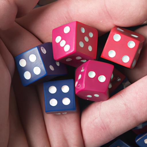 The weight and feel of the dice is crucial to experienced players' strategies.