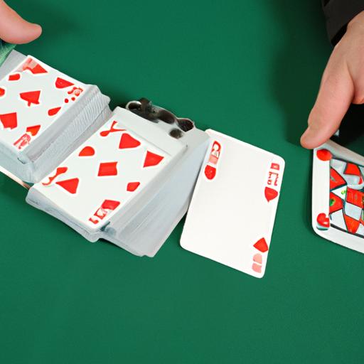 The skill and precision of a top-notch card dealer