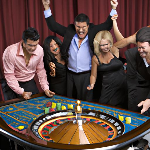 The thrill of winning big at the roulette table
