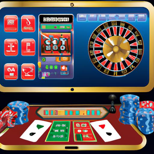 Explore a wide variety of games at online casinos.